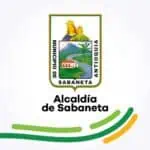 萨瓦内塔安蒂奥基亚市长办公室的徽章，图案为该镇的风景和宗教符号。