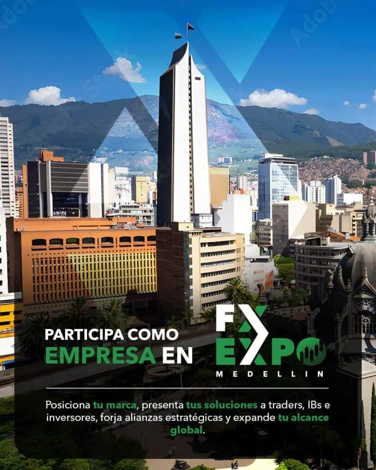 Personnalisez la description de l'image avec des mots-clés liés aux événements d'affaires, à Medellín, aux salons et conférences, à l'innovation et au réseautage. Intégrez des aspects visuels, la modernité et les opportunités commerciales de la ville.
