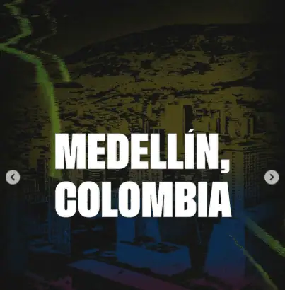 Event in Medellín, Colombia, highlighting options for organizing events and cultural activities.
