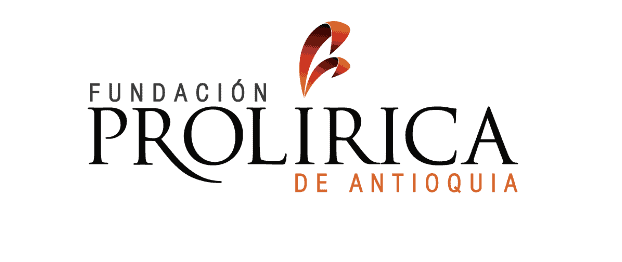 Prolírica Foundation of Antioquia logo, a non-profit organization focused on social and cultural projects in Antioquia, Colombia.
