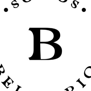 B logo de Eventario, plataforma para organización y gestión de eventos en Colombia, con diseño minimalista y moderna, ideal para profesionales y empresas que buscan optimizar eventos.
