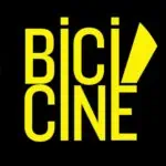 Evento de cine y cultura Big Cinema con diseño llamativo y moderno en colores negro y amarillo. Perfecto para promover eventos de cine en Colombia y atraer público joven.