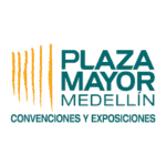 Facade of Plaza Mayor Medellín, a convention and exhibition venue in Colombia, with a modern atmosphere and space for business and cultural events in Medellín, Antioquia.
