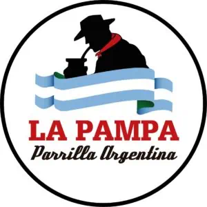 A silhouette of a man with a hat and pipe, inspired by the symbol of the Argentine gaucho, in a logo that combines cultural and event elements from Argentina.