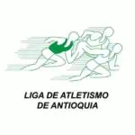 Attention to the image of the Antioquia Athletics League, showcasing athletes in competition, promoting sporting events and athletics in Colombia.