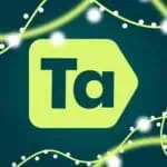 在线活动和项目标签图标的设计，以灯光和装饰线条为背景，突出了数字活动管理在哥伦比亚的重要性。