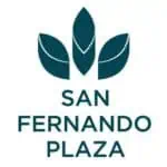 Logo de la Plaza San Fernando, un espace événementiel et d'activités sociales et culturelles à Bogotá, en Colombie. Design moderne et emblématique pour les événements sur la place.
