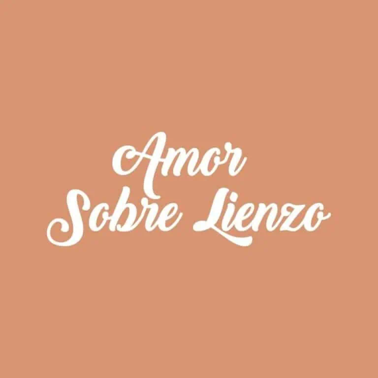 画布上的爱，以白色书法字体书写的励志短语，背景为赤陶色。