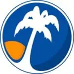 带有标志的棕榈树 Eventario，一个用于管理和组织哥伦比亚活动的平台，有助于优化活动和会议的规划。