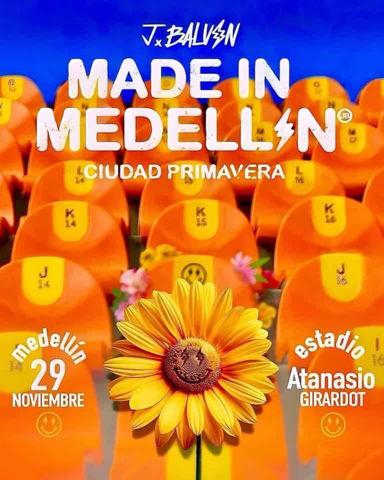 Eventario-arte-visual-medellin-exposición-foto-culturaColorida imagen promocional de un evento en Medellín con elementos florales y arte visual, destacando la ciudad y la programación cultural en primavera.Esta imagen muestra una exhibición artística con un fondo lleno de calabazas decorativas y una flor amarilla en primer plano, promoviendo un evento cultural en Medellín en la temporada de primavera, con detalles del lugar y fechas importantes, ideal para promover eventos culturales y artísticos en la ciudad.¿Relevancia? Sí.