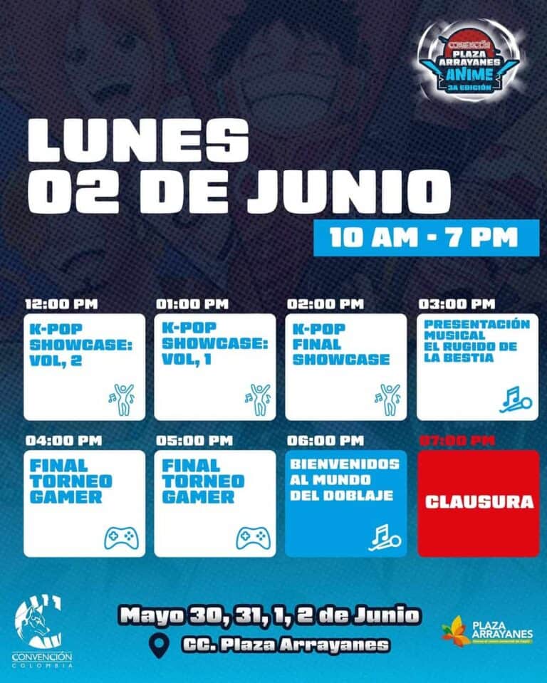 K-pop, concierto, evento, showcase, calendario, actividades, Plaza Arrayanes, junio, Colombia.