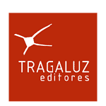 Tragaluz Editores 的标志，这是一家位于哥伦比亚的出版社，专门出版书籍和出版物，其设计现代而专业。