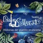 寂静之障剧院，舞台上人们的故事，文化活动，现场戏剧，哥伦比亚艺术与文化，艺术活动，传统文化，戏剧场景，社区活动，文化表达。