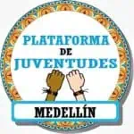 麦德林一处青年平台的边框，采用色彩鲜艳的设计和哥伦比亚文化符号。