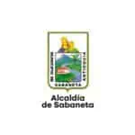 Sceau de la municipalité de Sabaneta, Antioquia, avec armoiries et texte du maire.