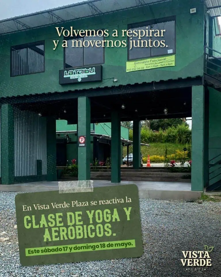 Vista Verde Plaza 提供瑜伽和健美操课程、健康活动、功能性健身房，是安蒂奥基亚省萨巴内塔的健康和健身场所。