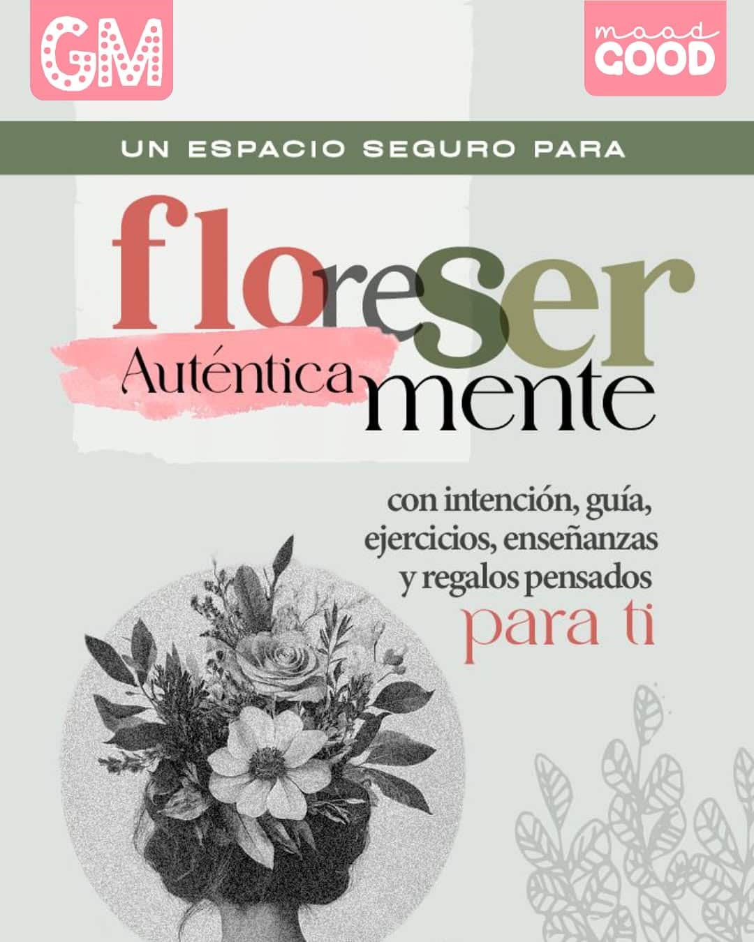 Flor cultural, autentica, que conecta con la mente y el corazón, para promover el bienestar y crecimiento personal, con guías, ejercicios, enseñanzas y regalos pensados para ti.