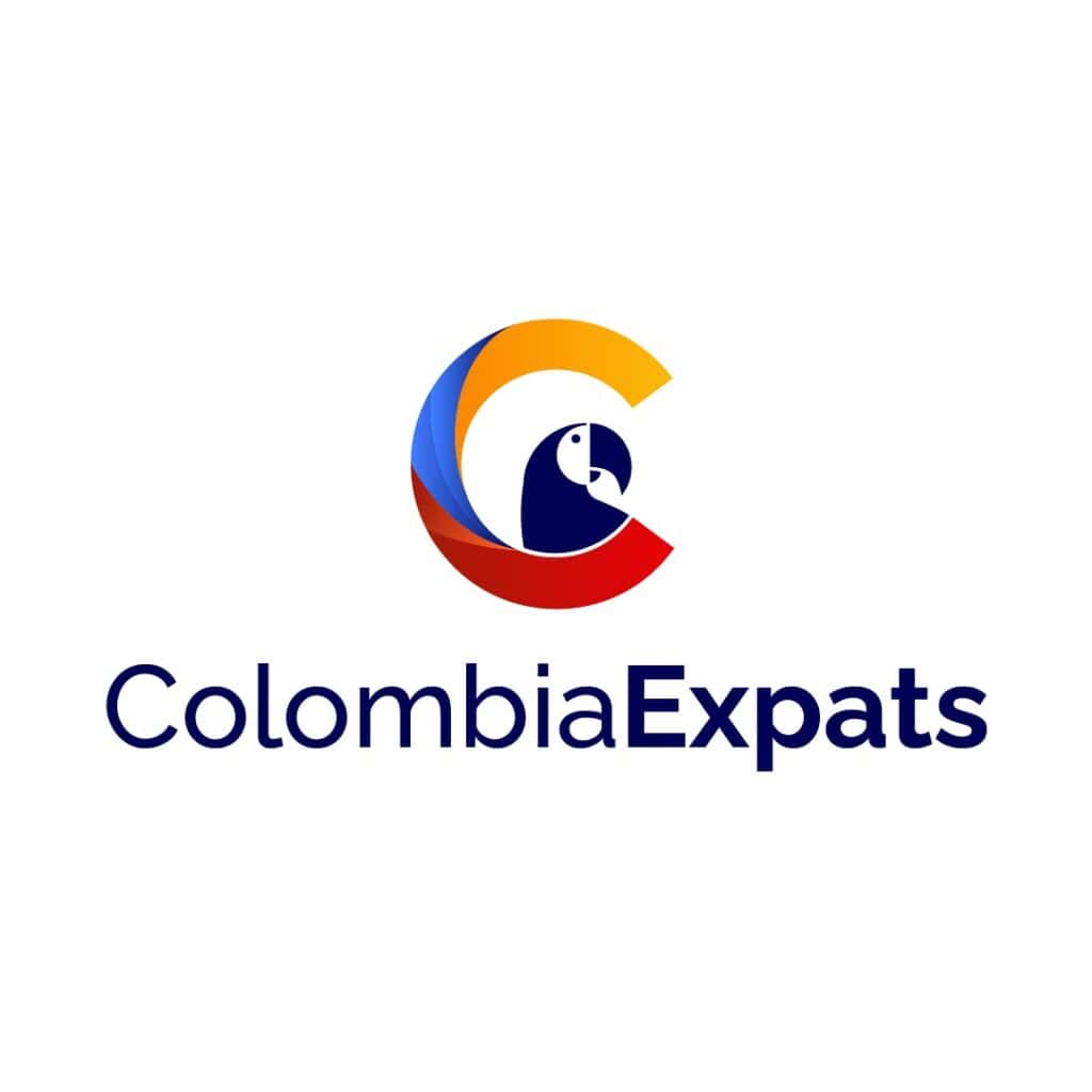 Eventario ColombiaExpat logo con loro y colores vibrantes, plataforma para colombianos en el exterior, eventos, comunidad y networking, para expats y colombianos en el extranjero en Colombia.