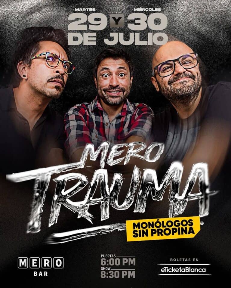 Disfruta del show de Monólogos sin Propina por los comediantes de Mero Trama en Mero Bar, evento en Bogotá los días 29 y 30 de julio, con entrada a partir 6:00 PM.