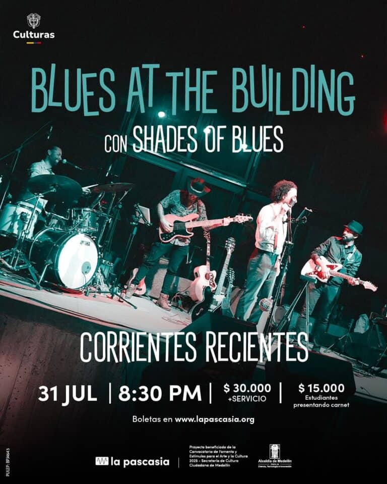 Disfruta del evento Blues at the Building con Shades of Blues en Corrientes recientes, featuring música en vivo con excelentes músicos en un ambiente especial en Medellín.