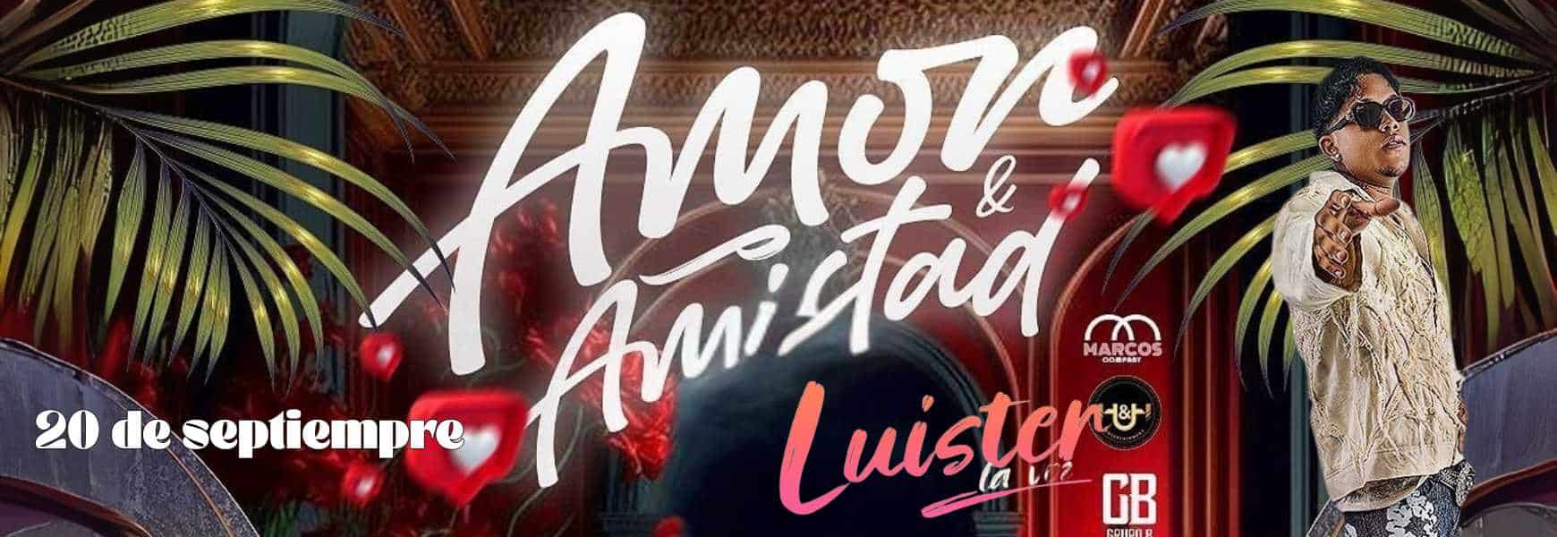 Bailarín en concierto de amor y amistad en Bogotá, evento de música en vivo el 20 de septiembre con artistas como Luster y más, en un ambiente festivo y romántico, ideal para celebrar.