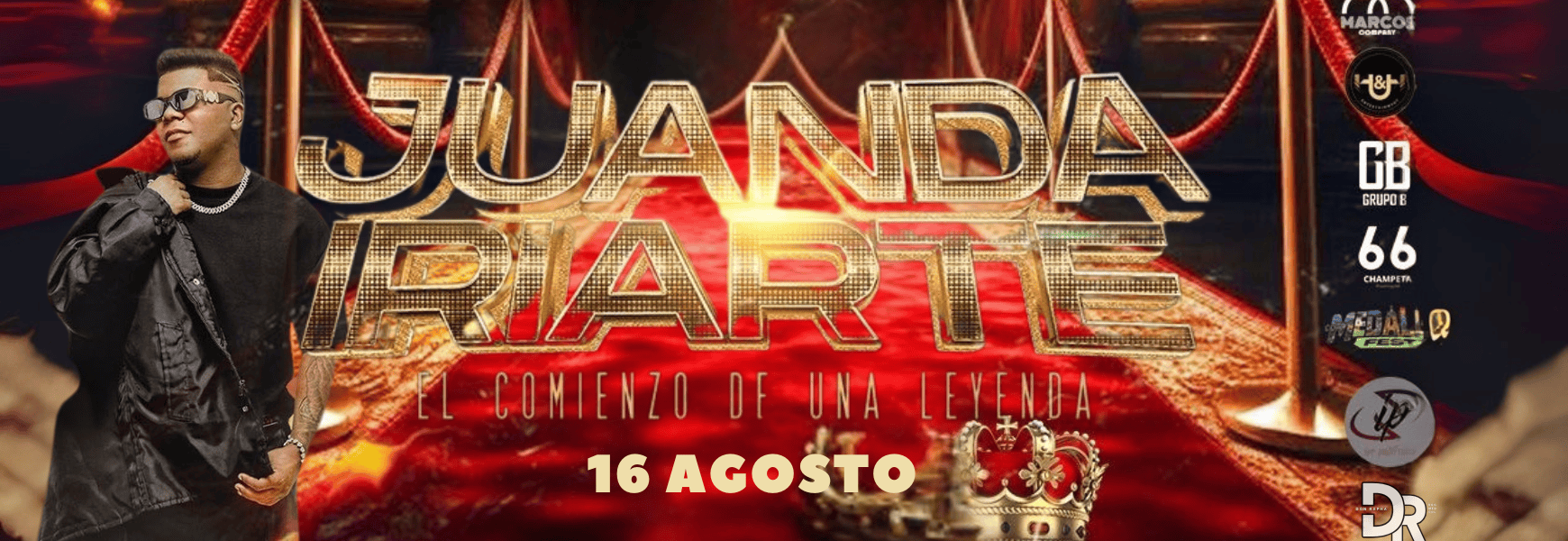 Juanda Art Event promocional de concierto y festival musical en Bogotá, Colombia.