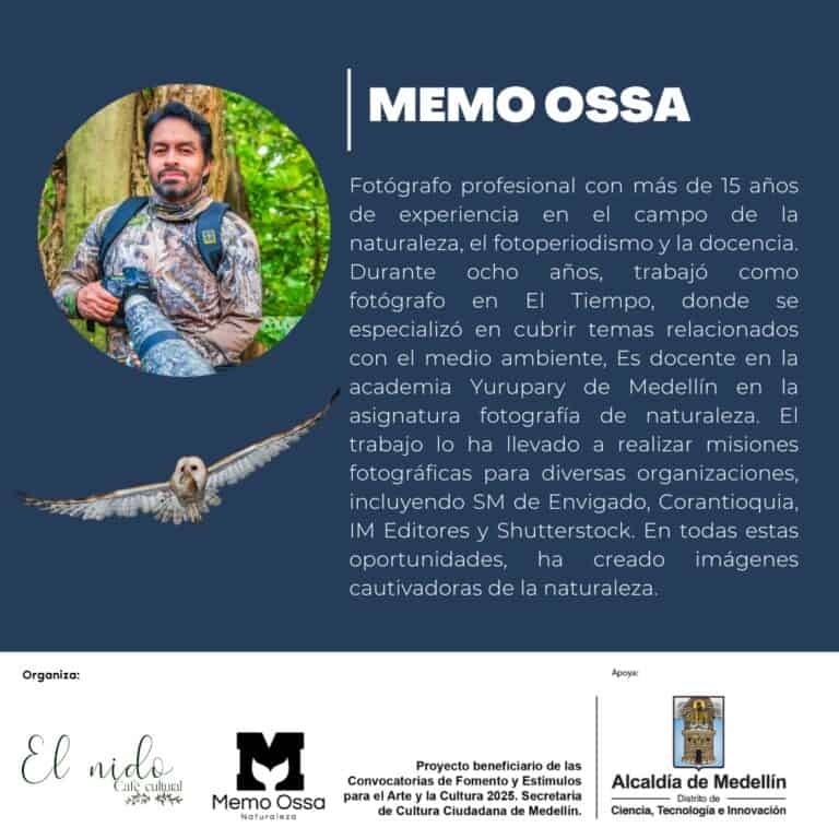 Fotógrafo profesional con experiencia en naturaleza, fotoperiodismo y enseñanza, especializado en medio ambiente. Creó imágenes cautivadoras de la naturaleza para campañas y publicaciones, con más de 15 años en el campo.