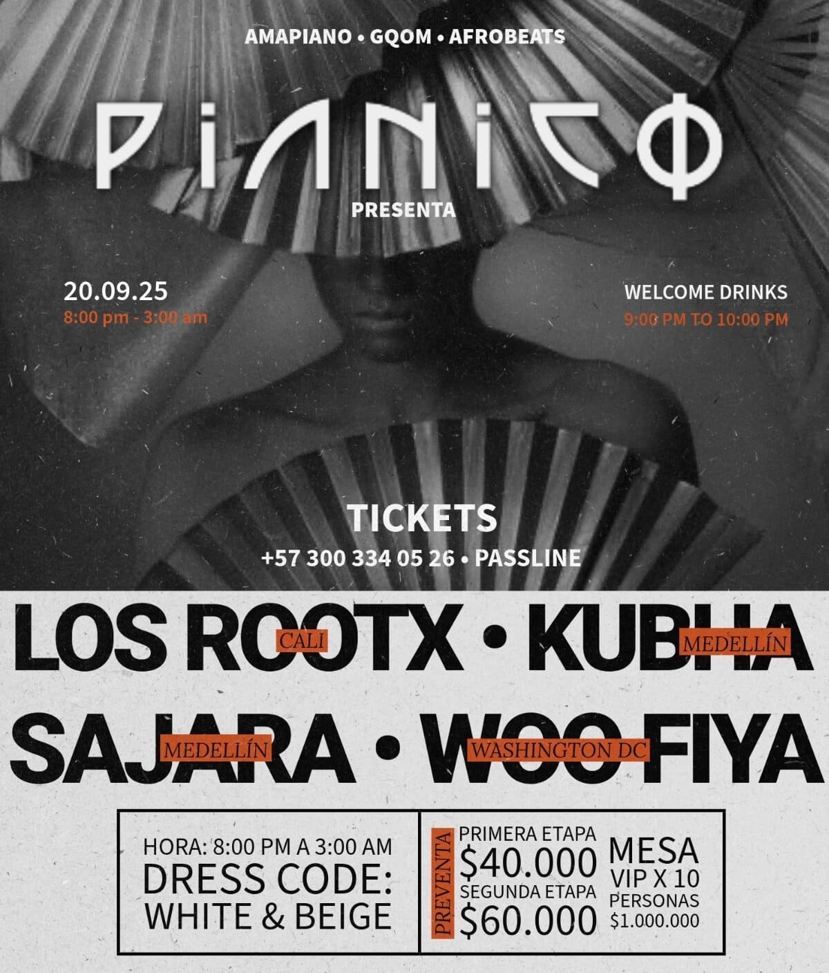 Eventos de música en vivo en Bogotá, conciertos de artistas internacionales en Medellín, entradas para festivales culturales en Cali, promociones de boletos para eventos en Washington DC.