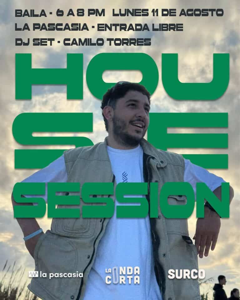 Bailar Eventario en La Pasca, concierto al aire libre con DJ Camilo Torres y artistas locales, entrada gratuita, evento de música y cultura en la feria de Surco.