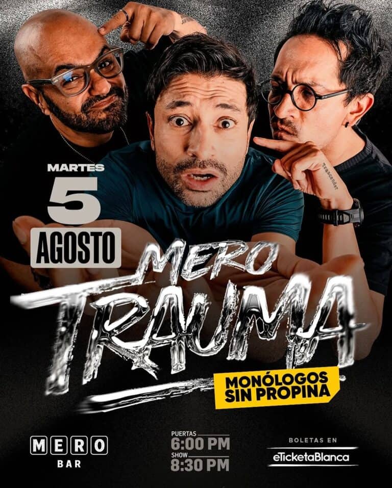Disfruta del monólogo sin propina "Mero Trámite" en Evento, una noche de humor y entretenimiento en Bogotá, este 5 de agosto, con compra de boletos en eticketablanca.