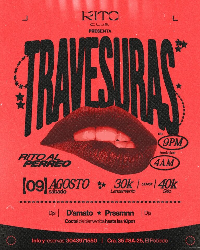 Crave sensualidad en evento de música y baile en Kito Club con DJ D'amato y Presmnn, desde las 9 pm hasta las 4 am en Bogotá.