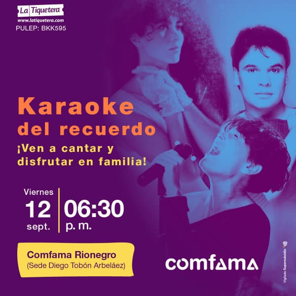 Concierto Karaoke Del Recuerdo En Rionegro 3