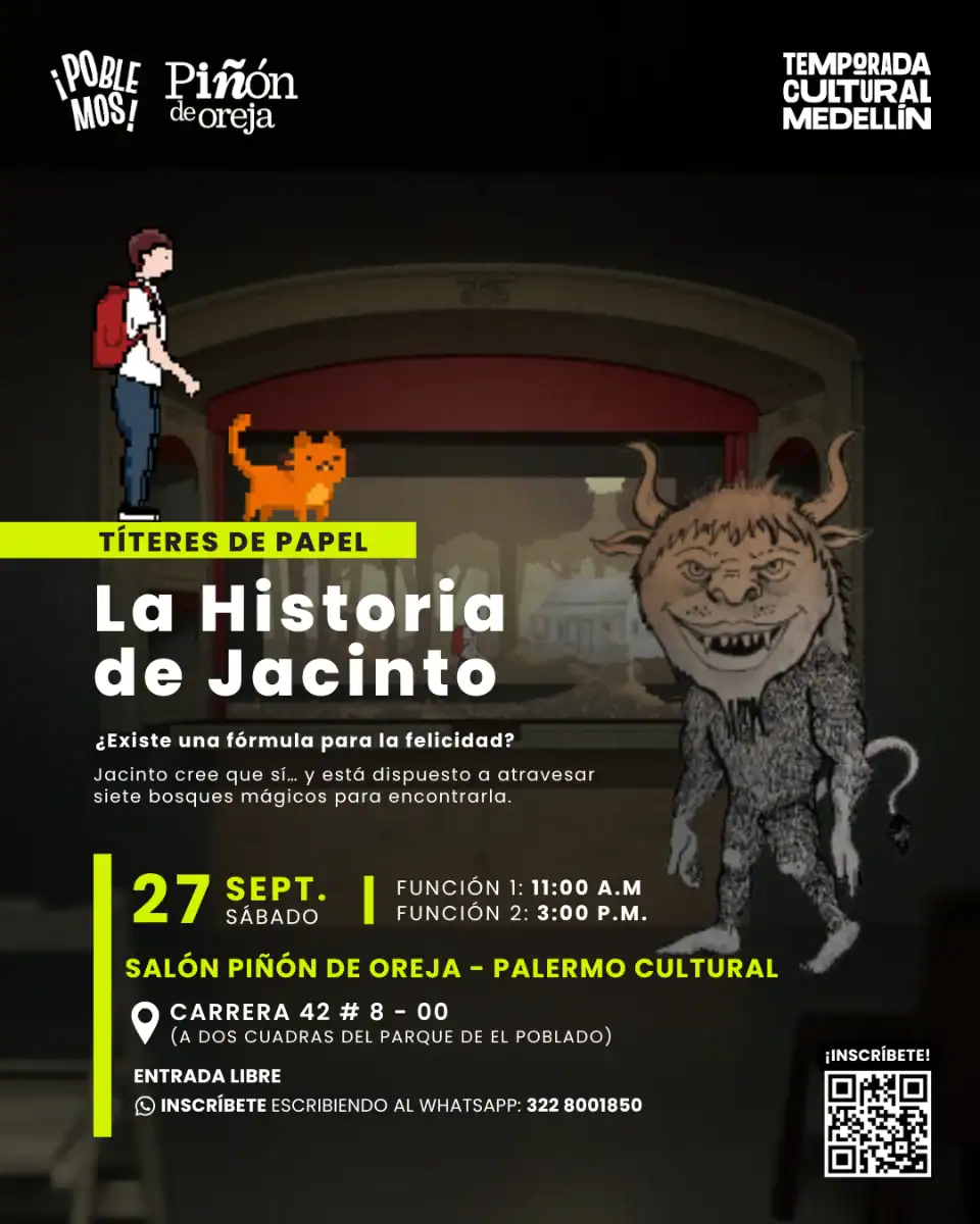 Buscando gente en evento digital, arte pixel retro y escenario cultural Medellín.