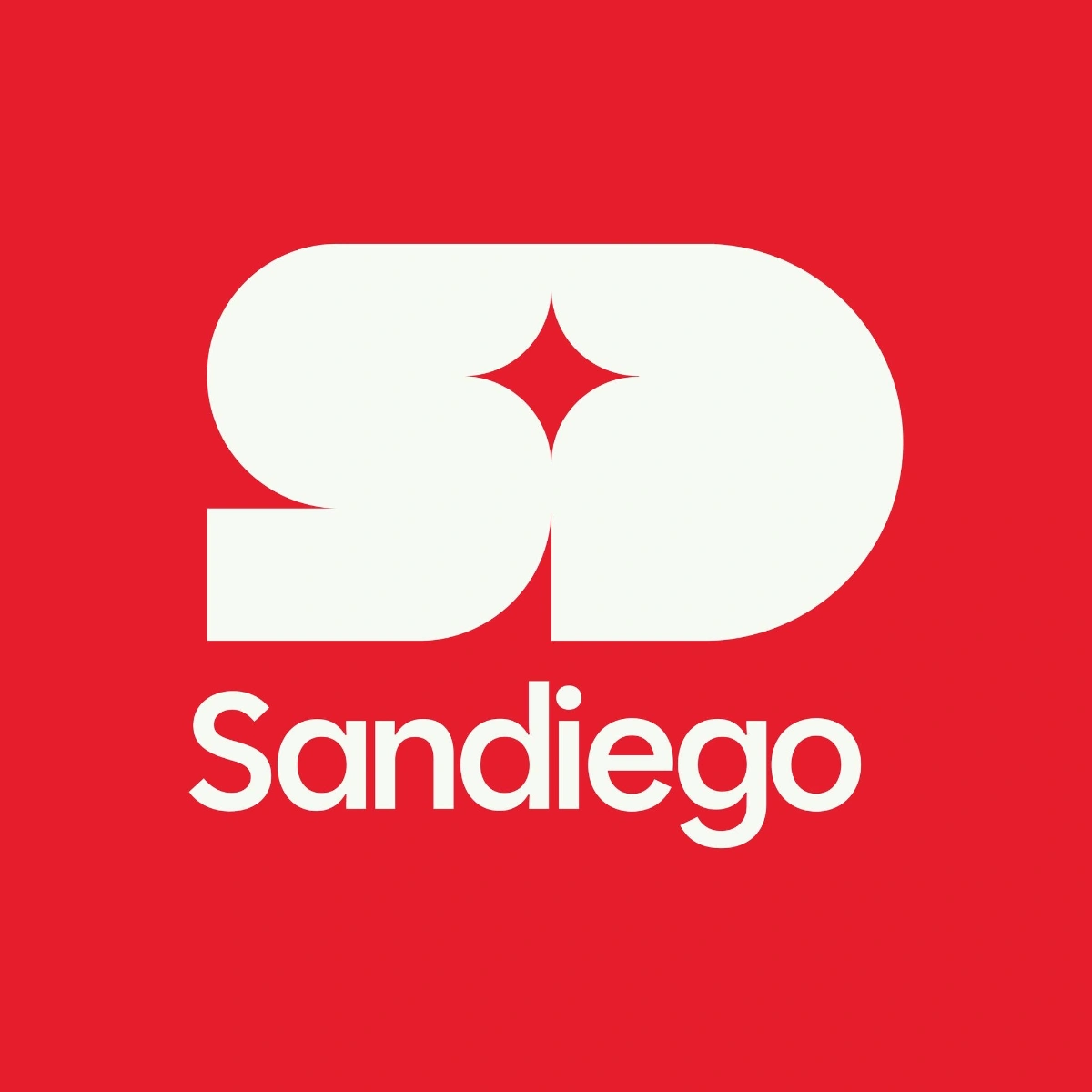 Logo de Eventario en fondo rojo, destacando la marca y la creatividad en la planificación y gestión de eventos en Cartagena y Colombia.