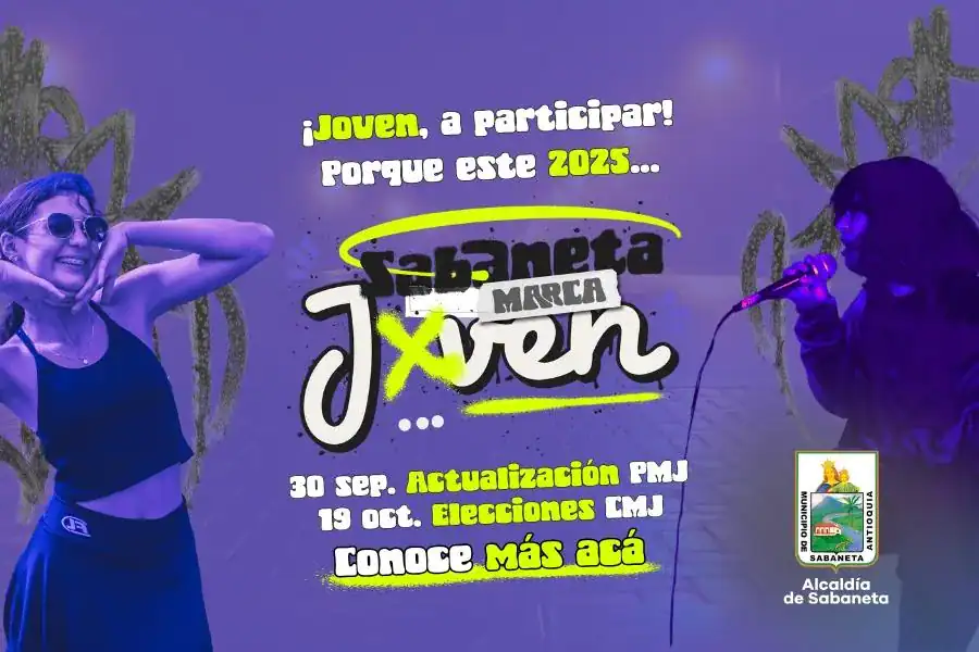 Actualidad, juventud, evento en Sabaneta, participación joven 2025, actualización política, elecciones municipales, campaña juvenil, participación ciudadana en Sabaneta, eventos políticos en Antioquia, Promoción de la juventud 2025.