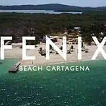 FENTIX Beach Cartagena 是哥伦比亚加勒比海沿岸的一个旅游胜地，拥有白色沙滩、清澈的海水、棕榈树和海滨住宿，适合举办活动和休闲放松。