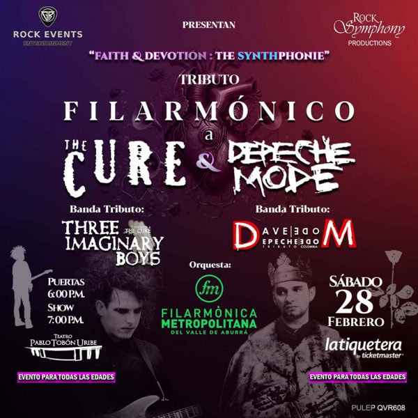 Depeche Mode Y The Cure Filarmonico