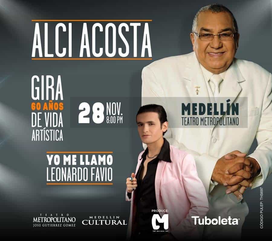 GIRA ALCI ACOSTA 60 ANOS DE VIDA ARTISTICA