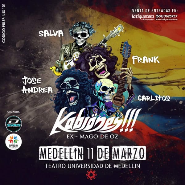 Kabrones Tour Colombia 2026