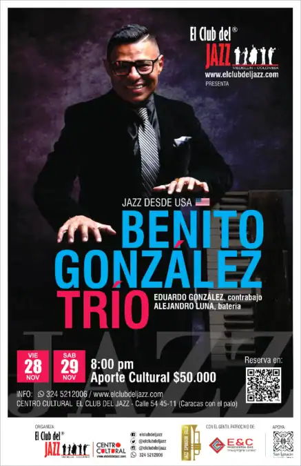 Desde Usa Benito Gonzalez Jazza Trio 1