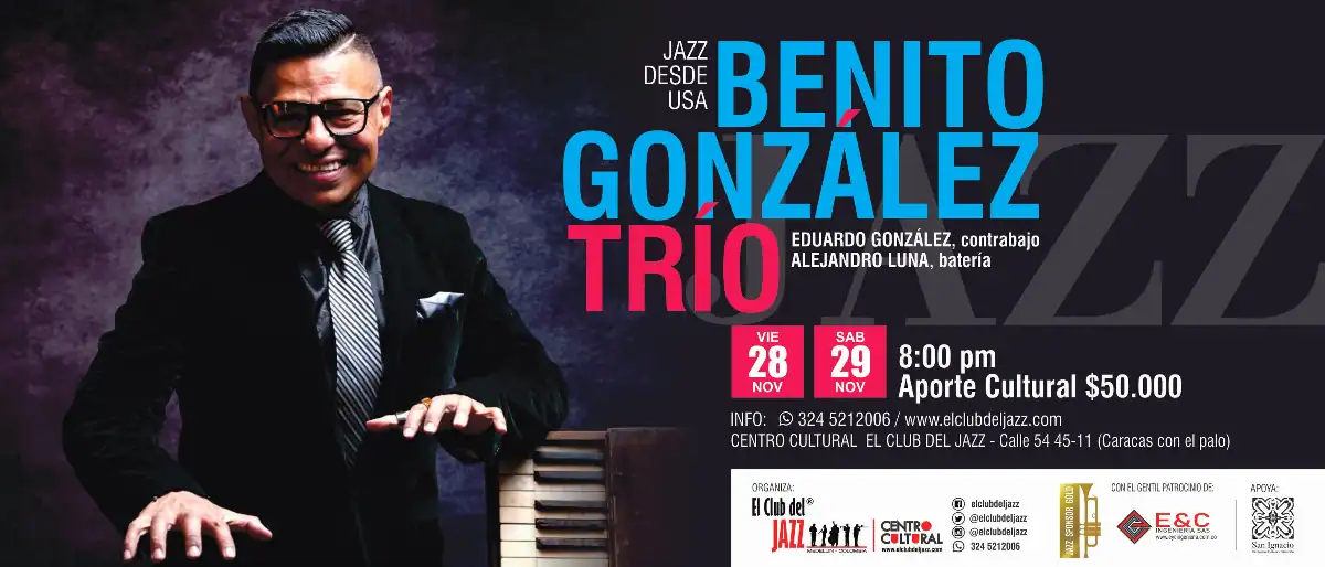 Desde Usa Benito Gonzalez Jazza Trio
