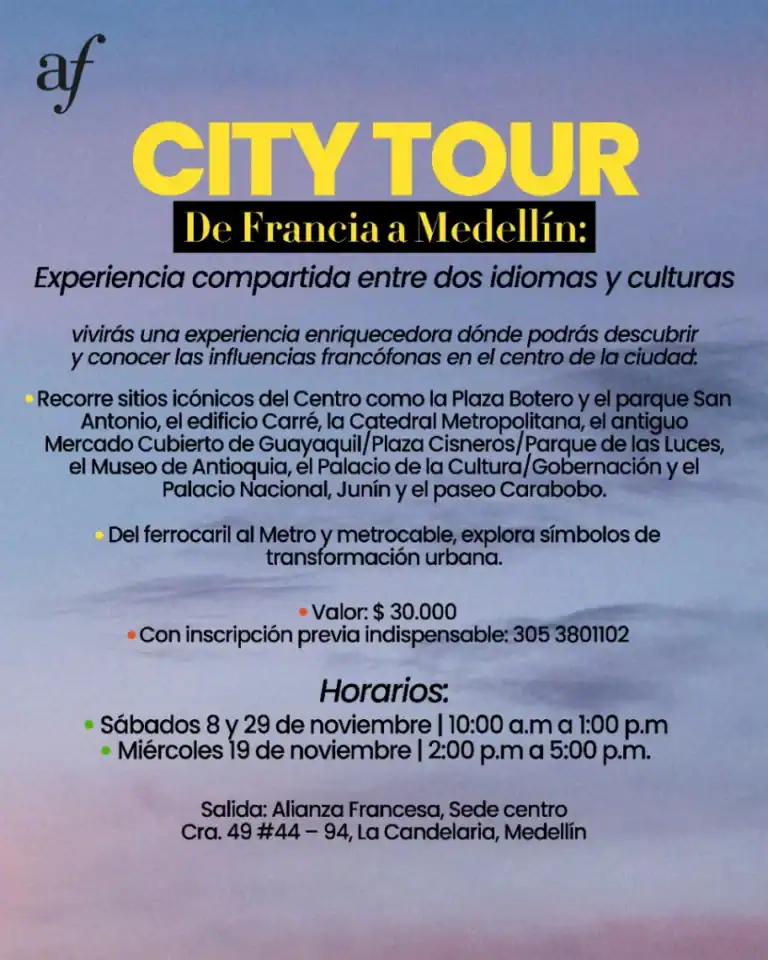 Tour Centro De Francia A Medellin 2