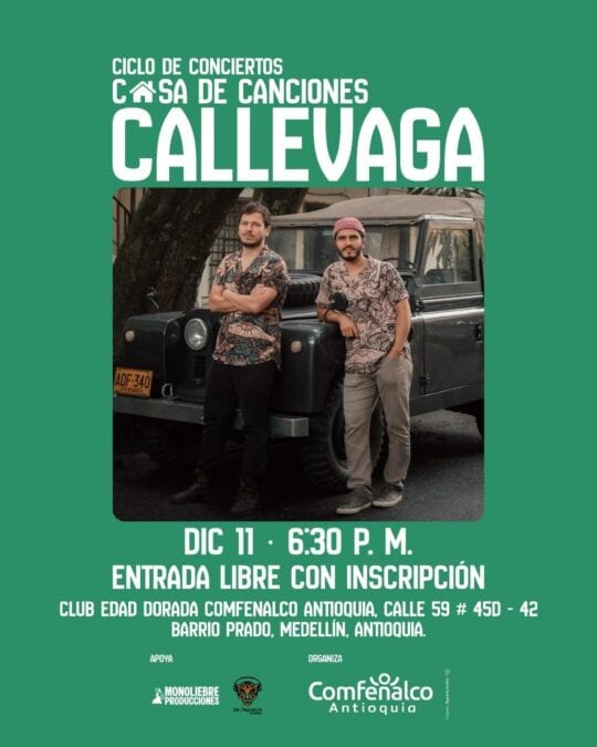 Casa De Canciones  Callevaga En Acustico
