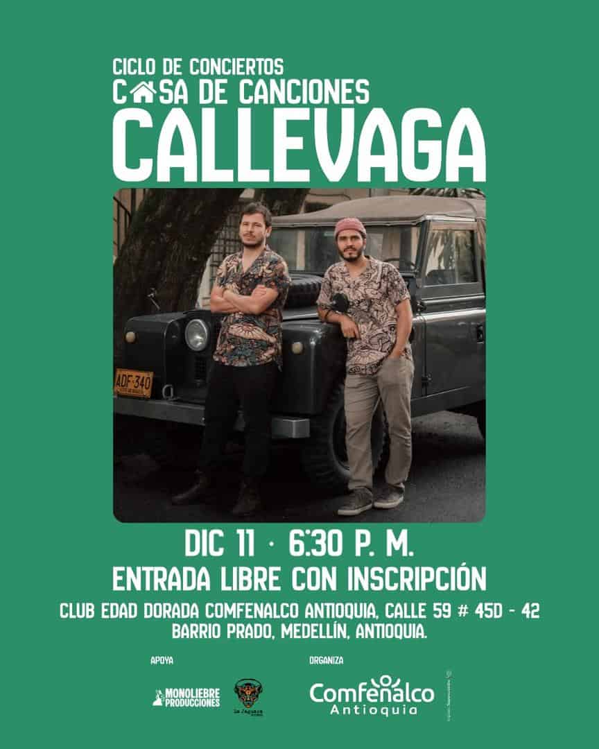 Casa De Canciones  Callevaga En Acustico