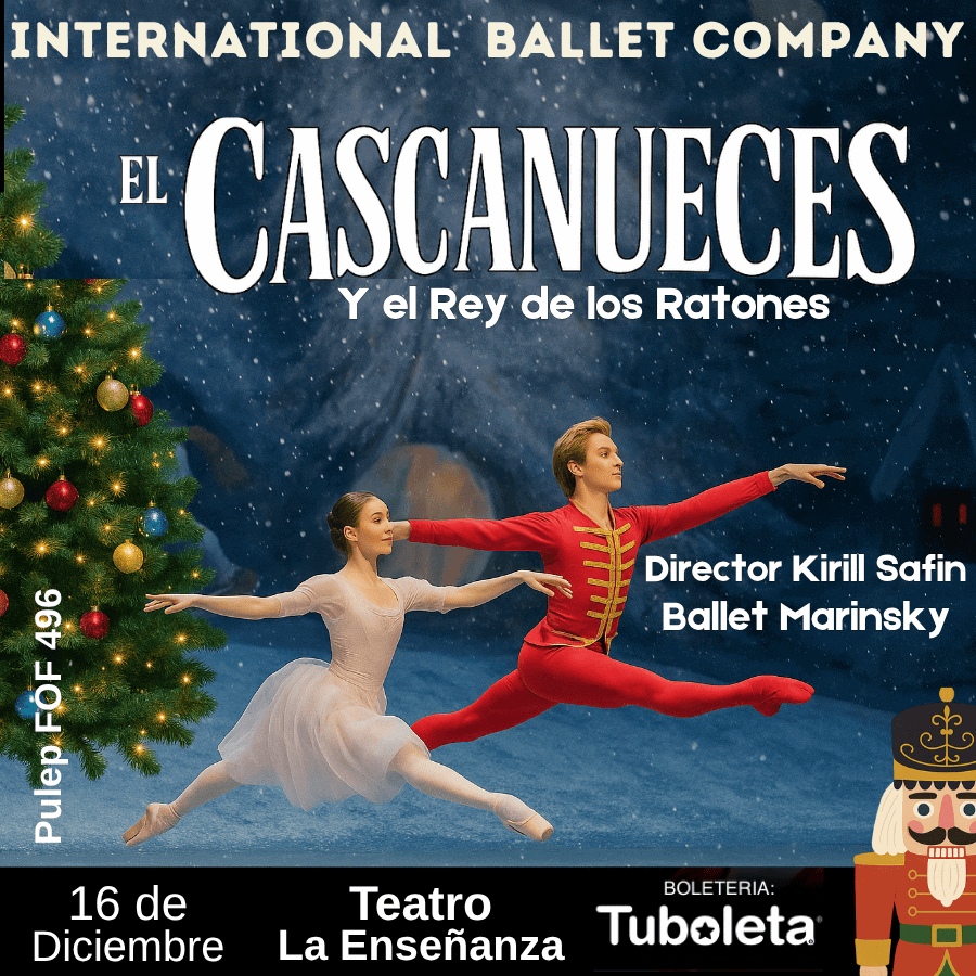 Entradas para ballet en Bogotá, El Cascanueces y Rey de los Ratones, evento navideño, teatro La Enseñanza, bailarines profesionales, temporada diciembre, espectáculo infantil, cultura y arte.