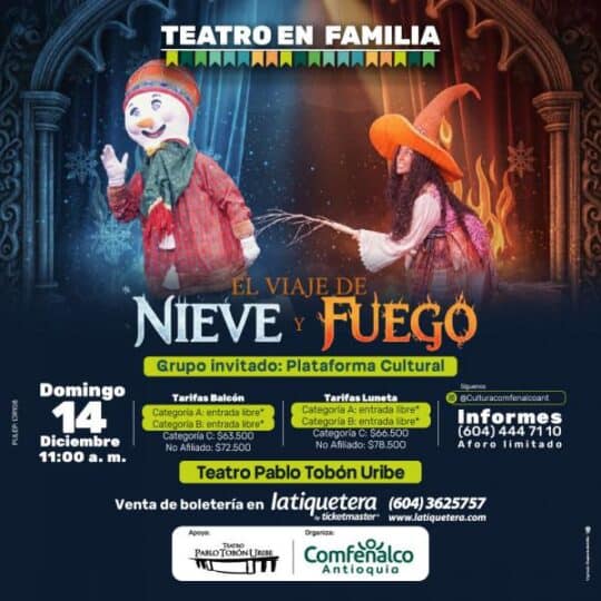 Teatro En Familia  El Viaje De Nieve Y Fuego