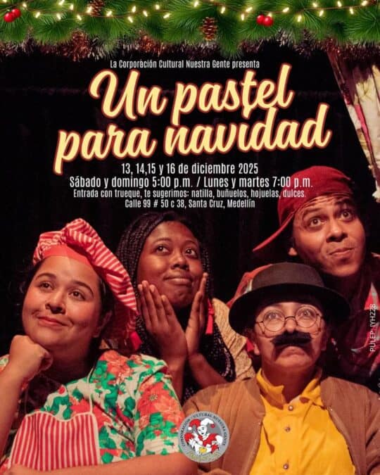 Un Pastel Navideno Lleno De Magia