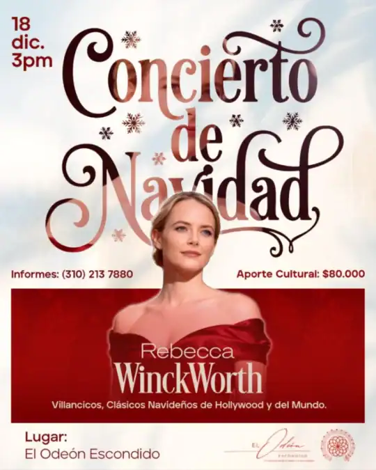 Concierto De Navidad En Llanogrande Rebecca Winckworth 1