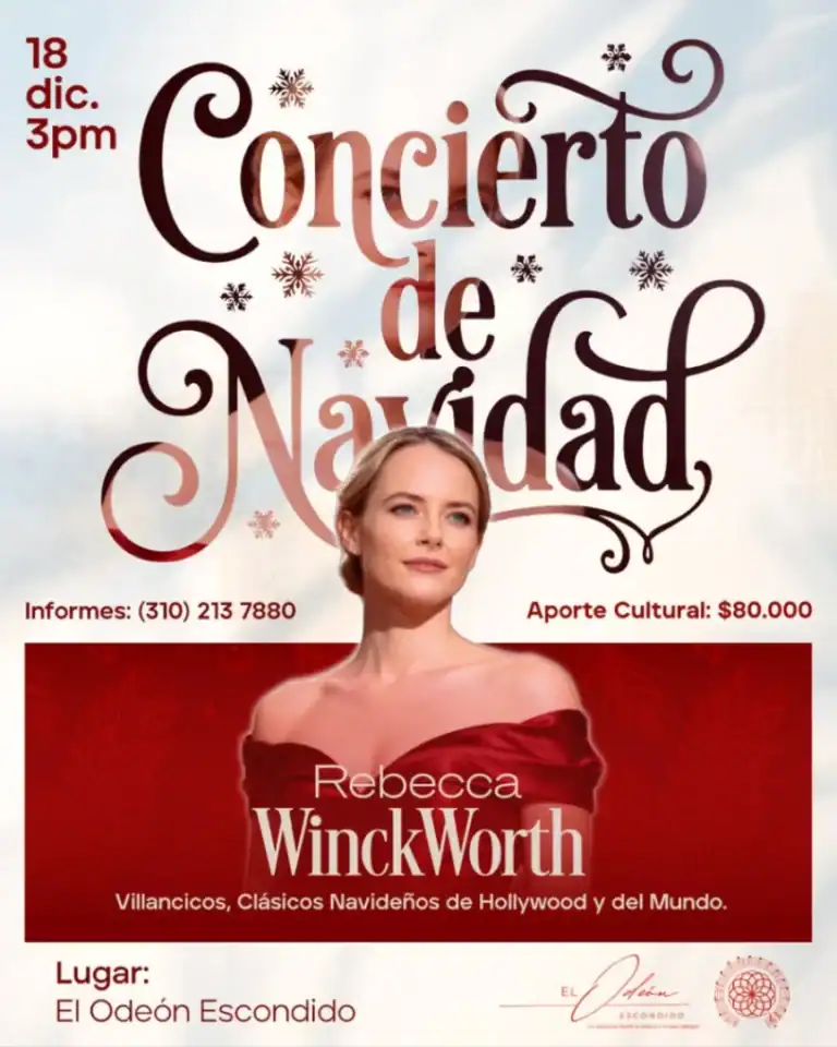 Concierto De Navidad En Llanogrande Rebecca Winckworth 2