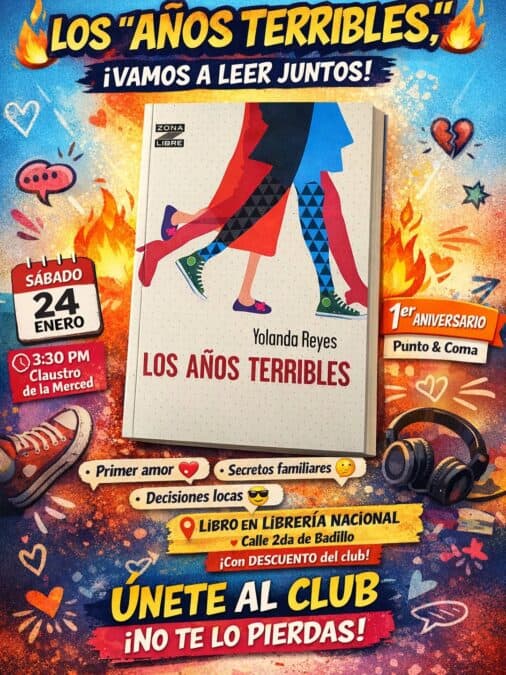 Evento literario promocional para amantes de la lectura en la librería nacional.